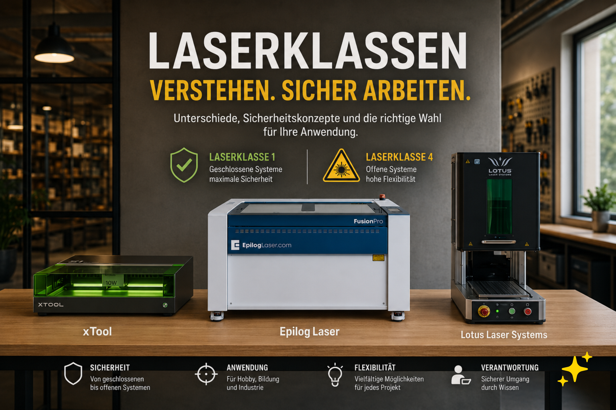Laserklassen erklärt: Warum die Sicherheitsklasse beim Laserkauf entscheidend ist