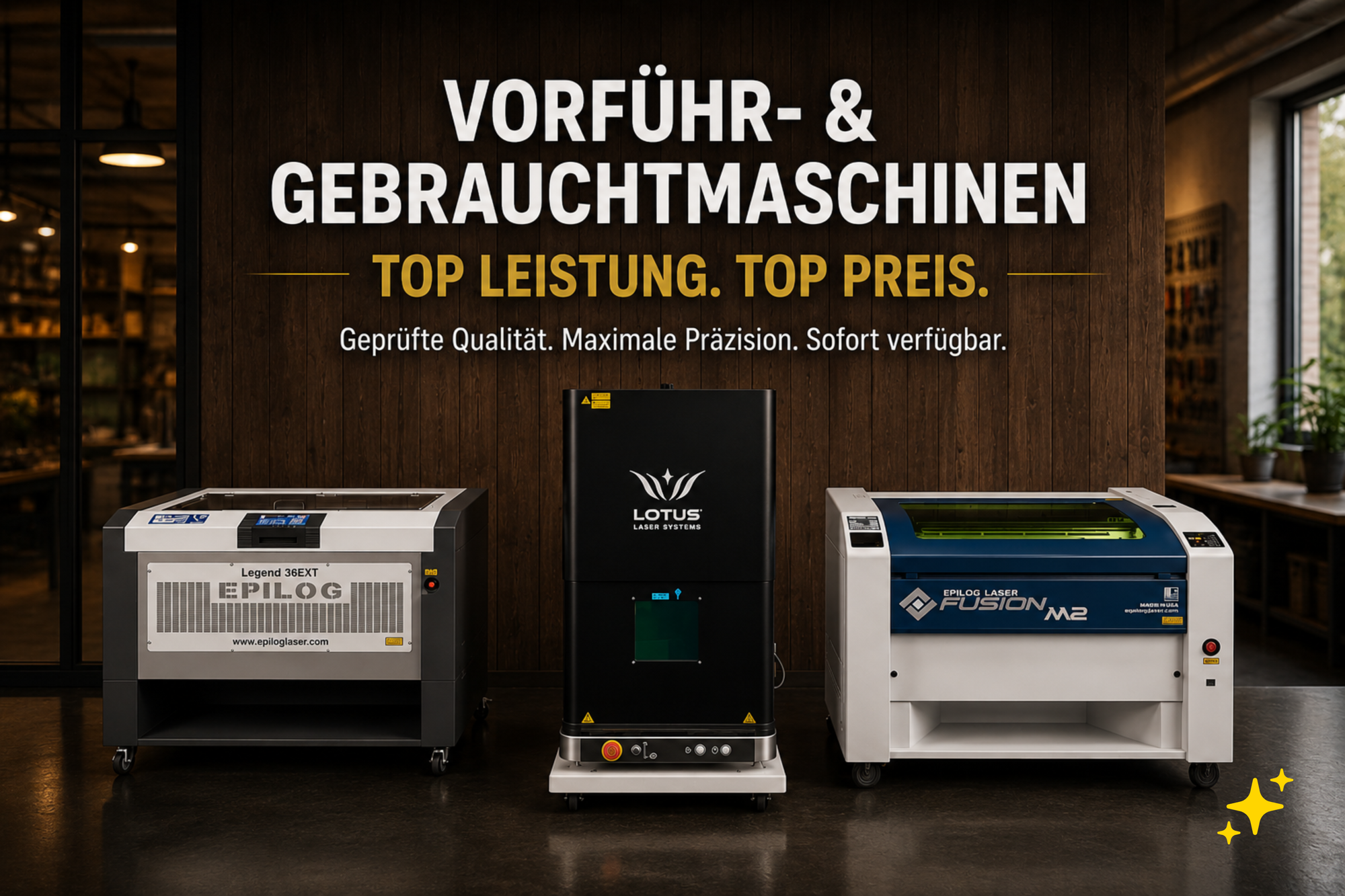 Showroom & Rebuildsysteme - smart investieren!