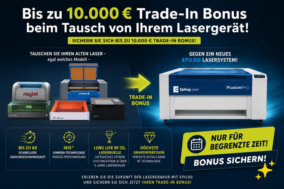 Bis zu 10.000€ Trade-In Bonus beim Tausch von Ihrem Lasergerät!