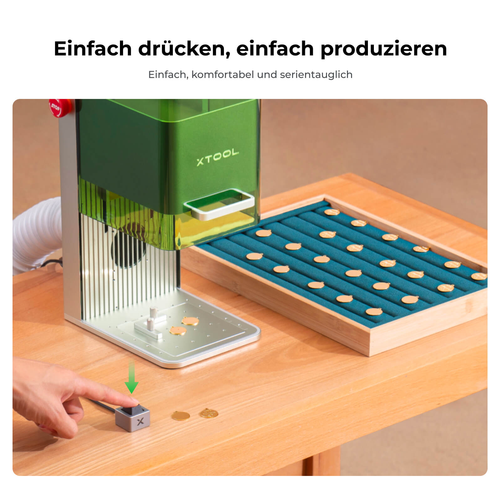 xTool Pedal oder Button Schalter für F Serie
