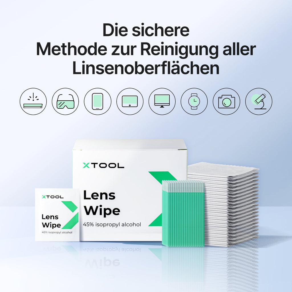 Reinigungsset für Laserlinsen
