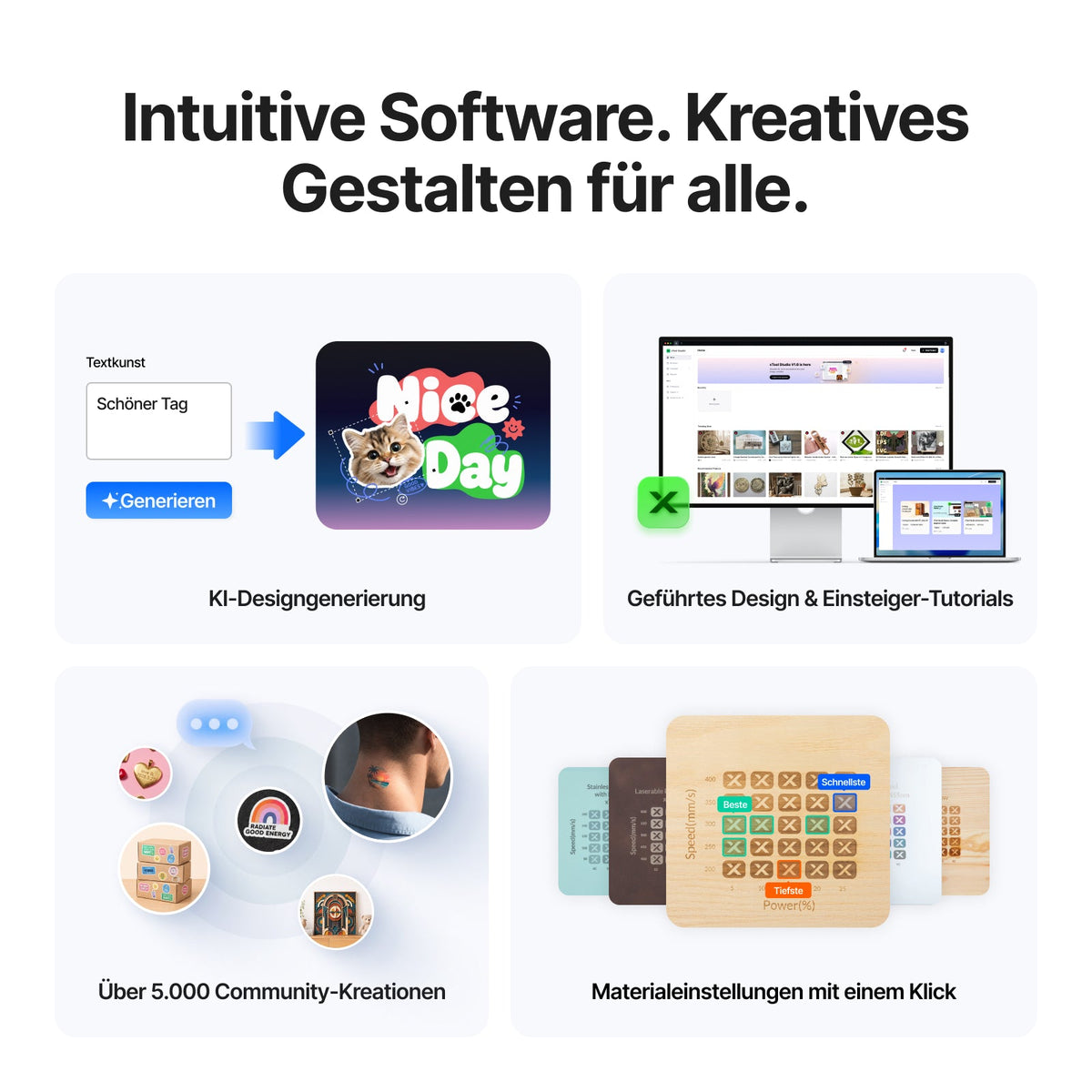 xTool M2 Kreativer Lasergravierer mit Farbdruck