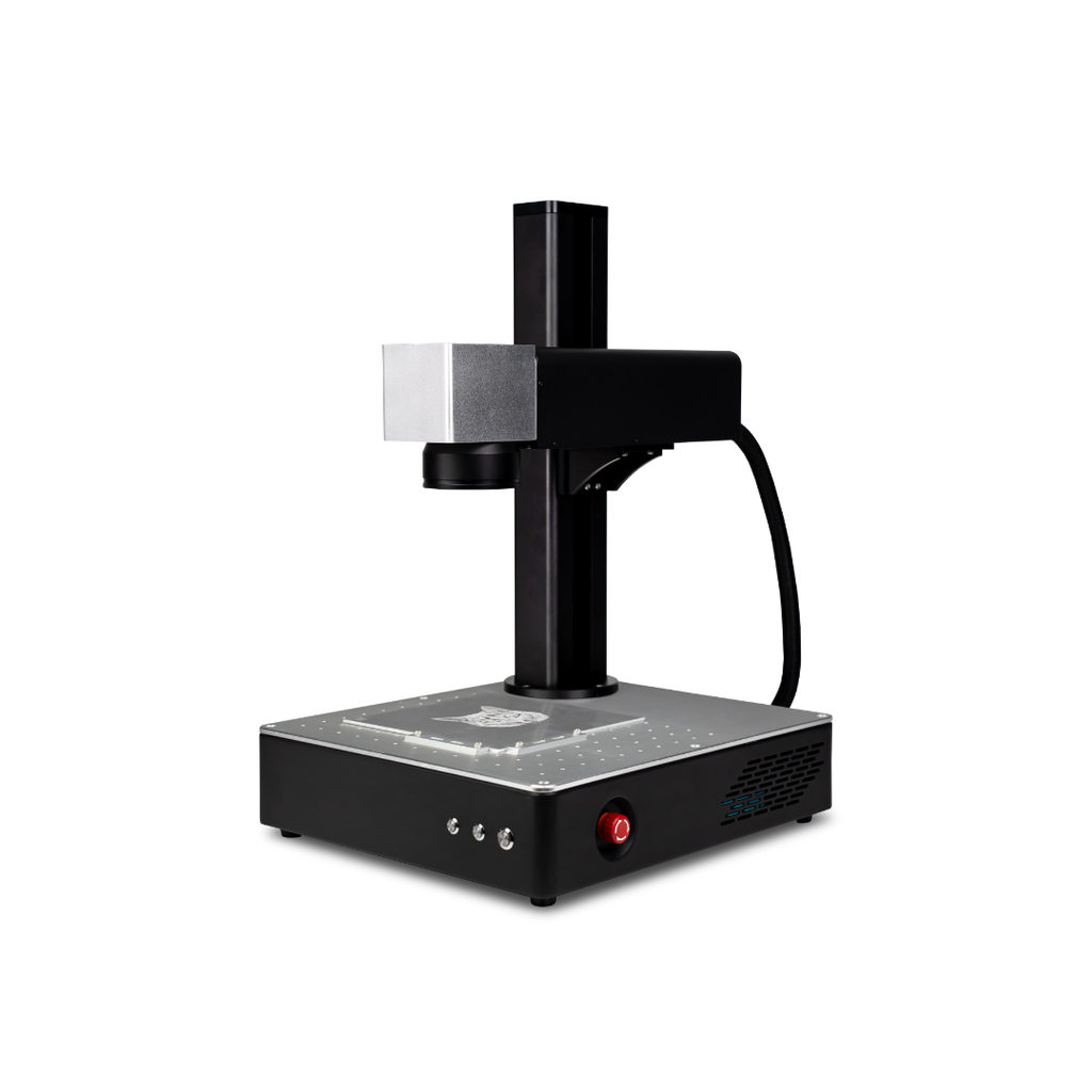 Promark Lasergravursystem erstellt hochwertige Beschriftungen und Anlassfarben auf Metallen für effiziente Workflows auf kleinstem Raum.