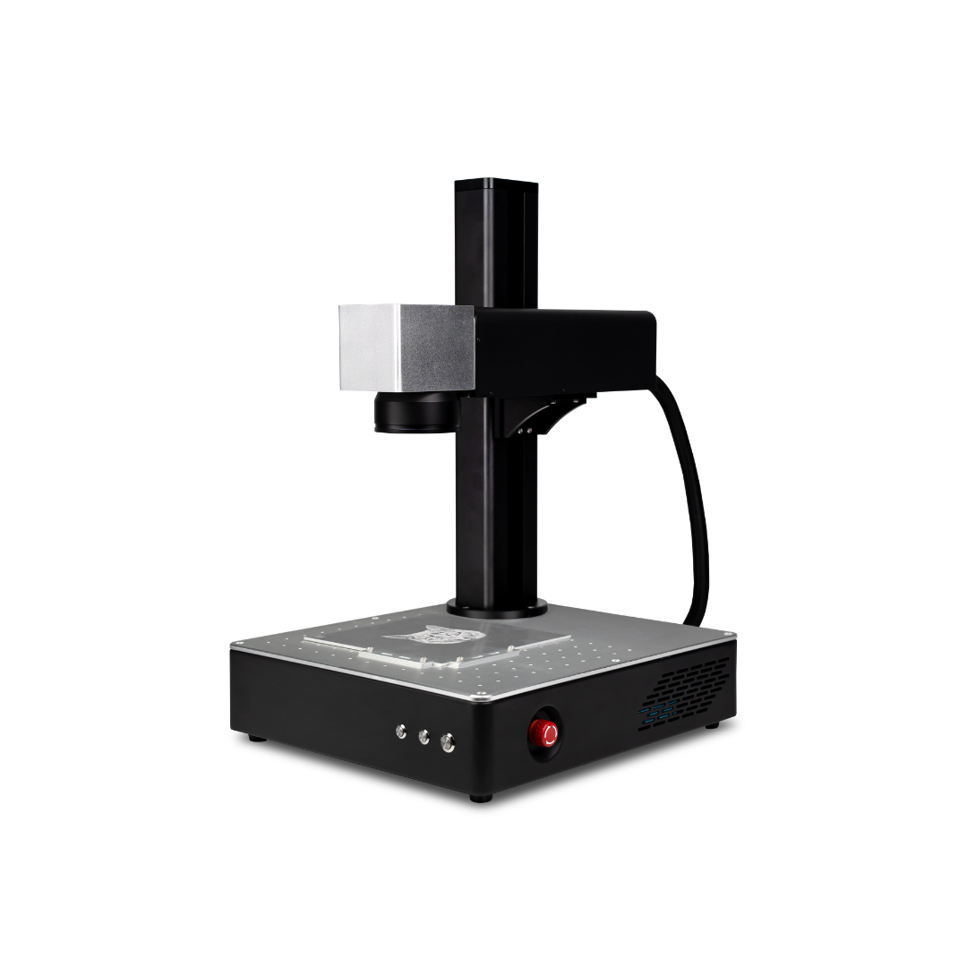 Promark Lasergravursystem erstellt hochwertige Beschriftungen und Anlassfarben auf Metallen für effiziente Workflows auf kleinstem Raum.