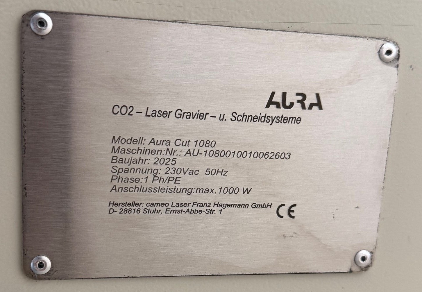 Aura Cut 1080 mit 100 Watt