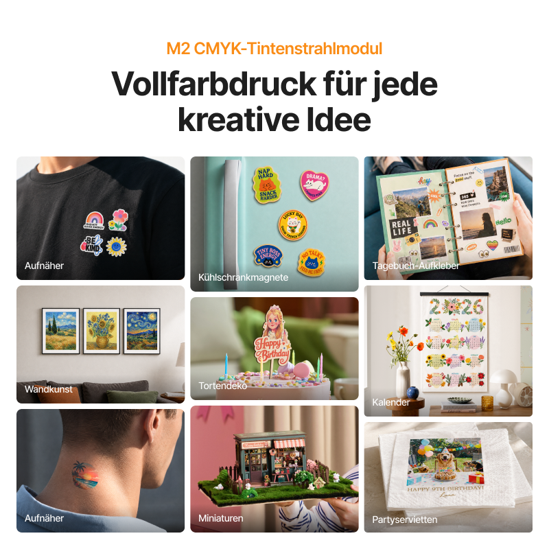 xTool M2 Kreativer Lasergravierer mit Farbdruck