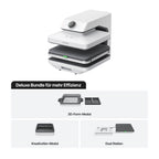 xTool WonderPress Deluxe Bundle mit 3D-Form-Modul, Kretivofen-Modul und Dual Station. 