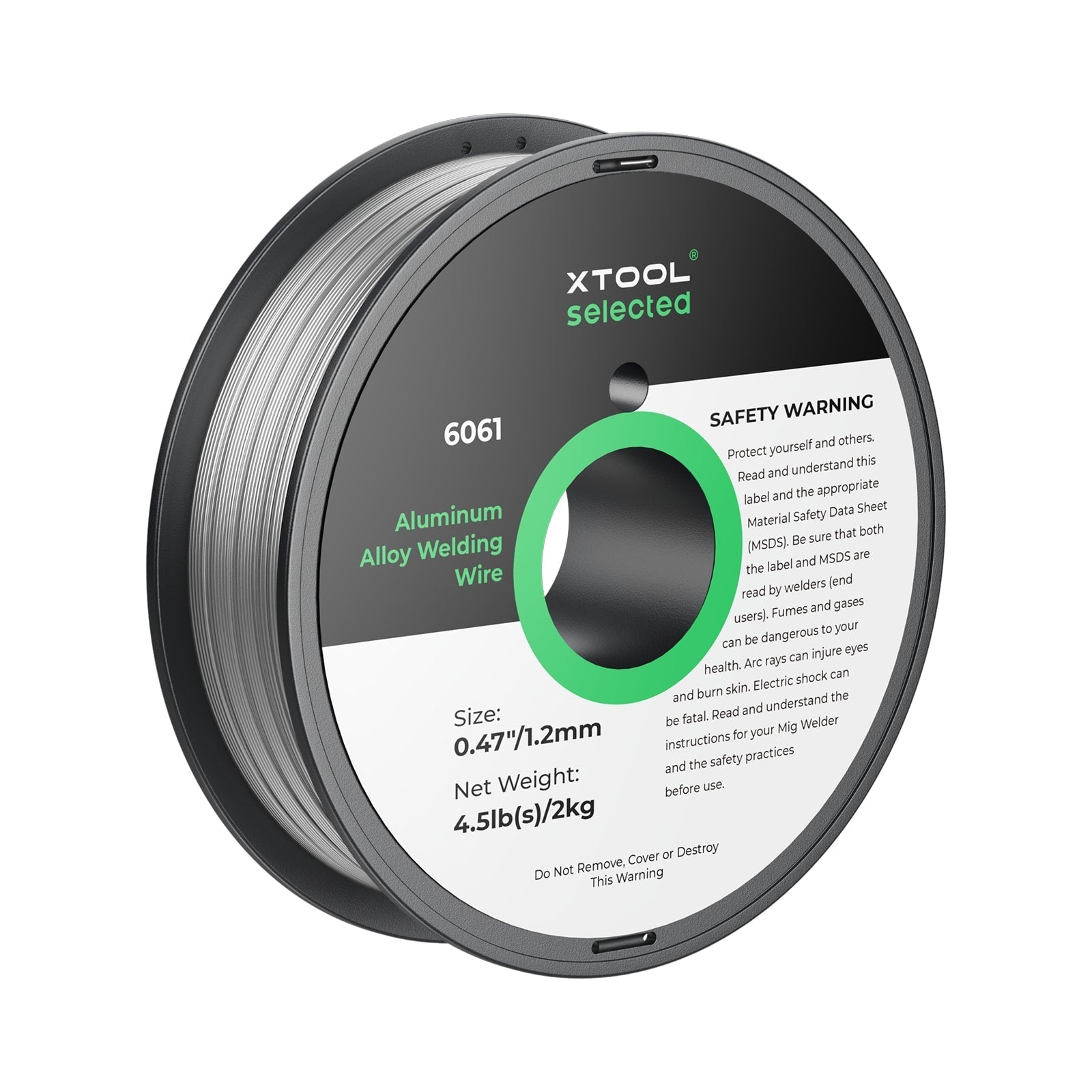 xTool 0,12 cm 6061 Aluminiumlegierungs-Schweißdraht 2,04 kg Spule (2 kg)