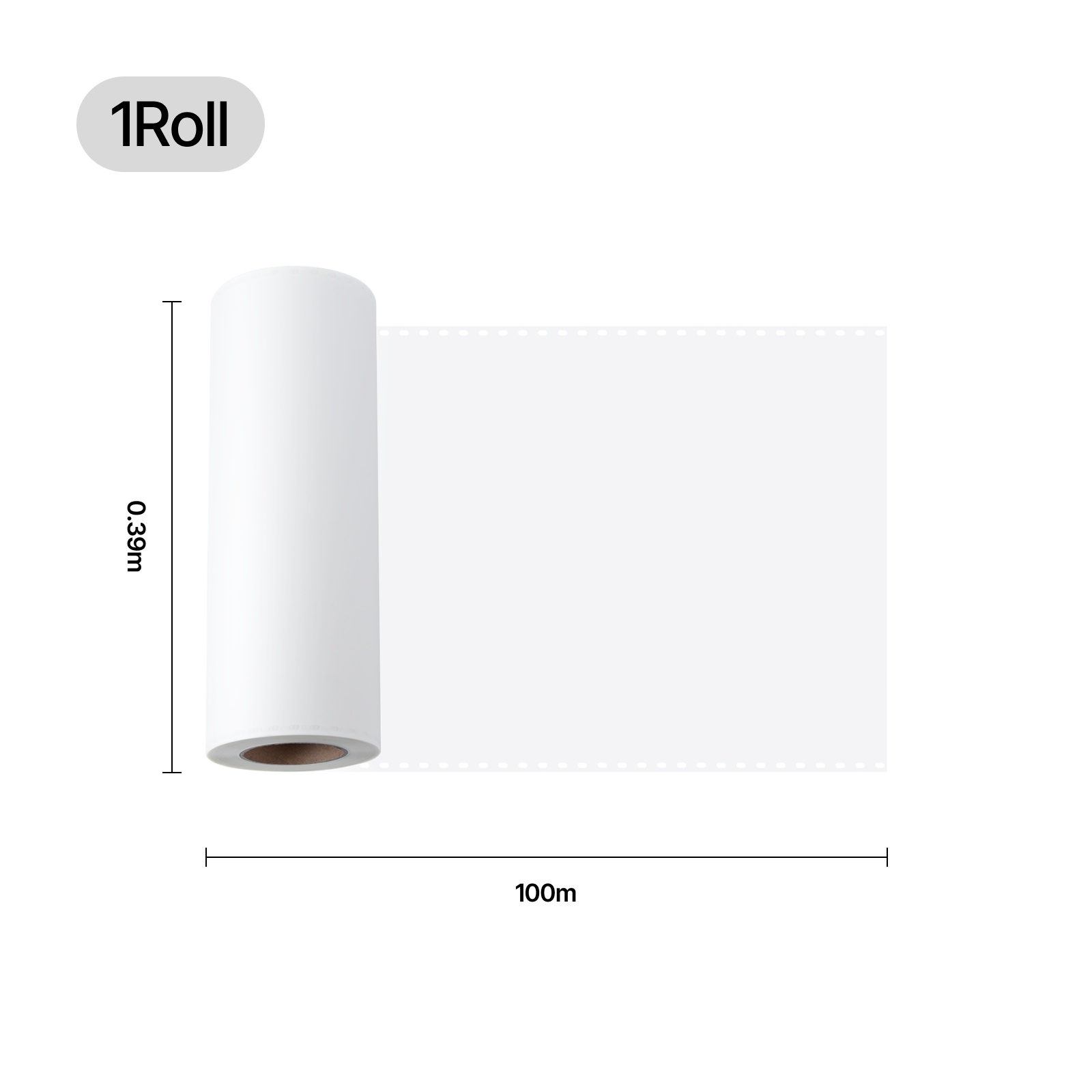 xTool Selected Apparel Printer Filmrollen 0.39m x 100m.