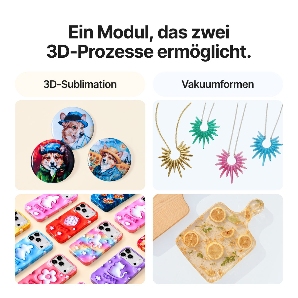 xTool 3D-Form-Modul für WonderPress
