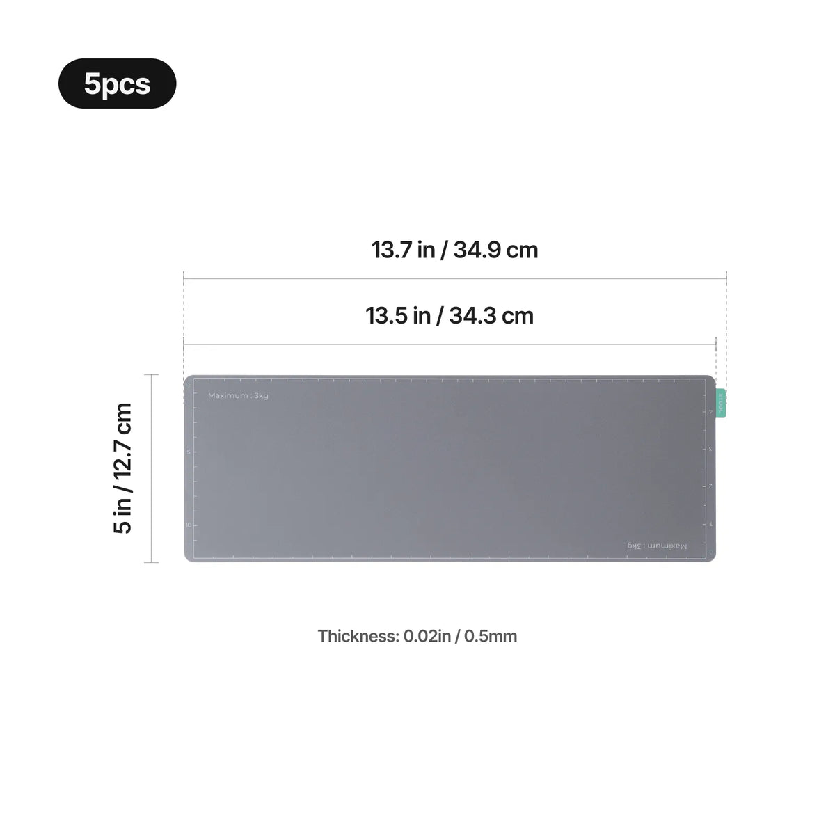 xTool Selected Haftmatte für O1 Omni Printer (5 Stk.)