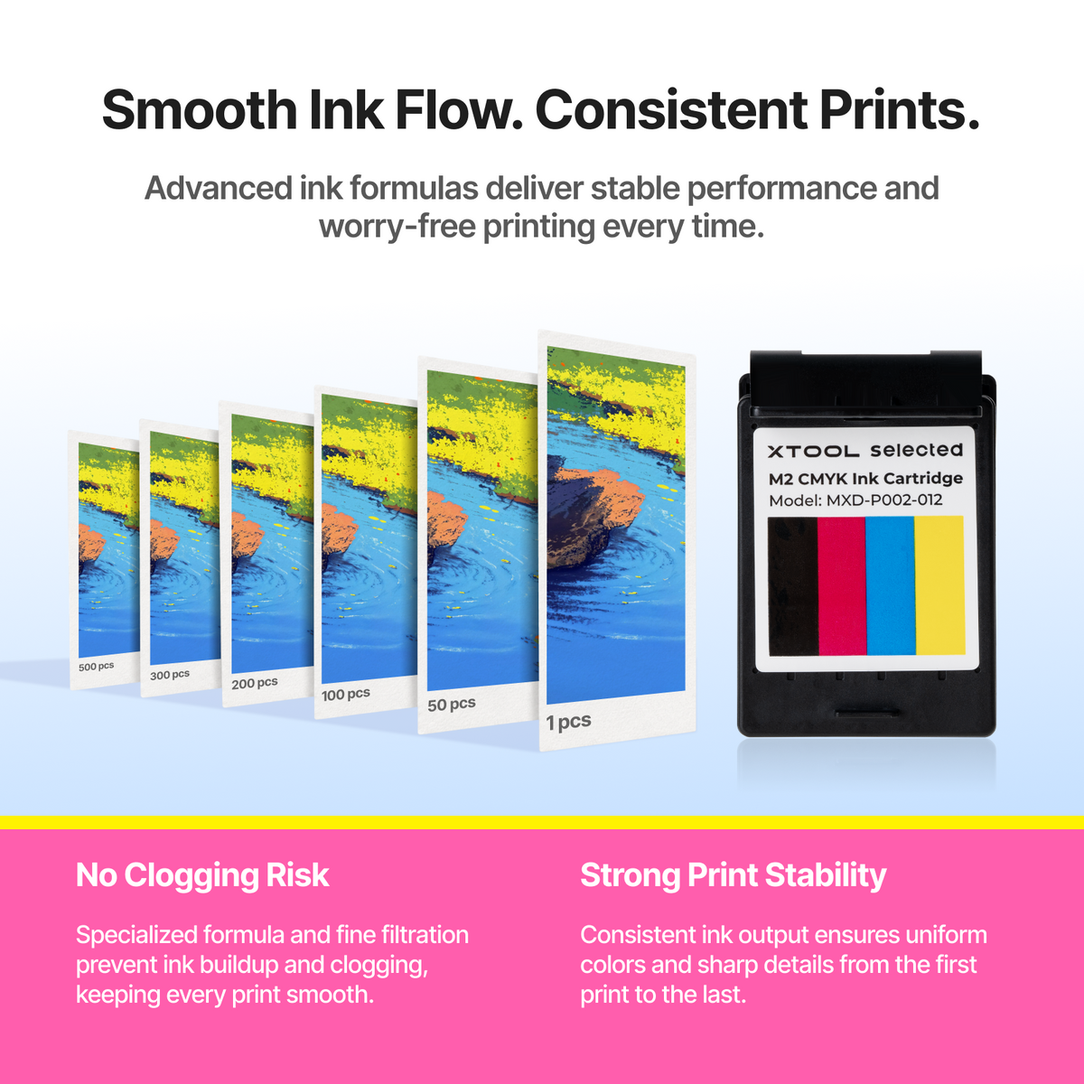 xTool M2 Tintenpatrone für CMYK-Druck