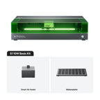 xTool S1 10W Basic Kit mit Smart Air Assist und Wabenplatte 