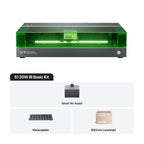 xTool S1 20W Basic Kit mit Smart Air Assist, Wabenplatte und 1064 nm laserkopf.
