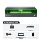 xTool S1 graviert ein individuelles Logo auf Leder für personalisierte Produkte mit hoher Präzision. 20W SafetyPro Bundle 