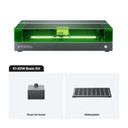 xTool S1 40W Basic Kit mit Smart Air Assist, Wabenplatte.