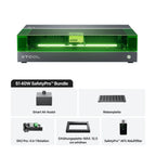 xTool S1 40W SafetyPro Bundle mit Smart Air Assist, Wabenplatte RA2 Pro: 4 in 1 Rotation, Erhöhungsplatte: MAX. 12,5 cm erhöhen und SafetyPro AP2 Abluftfilter.