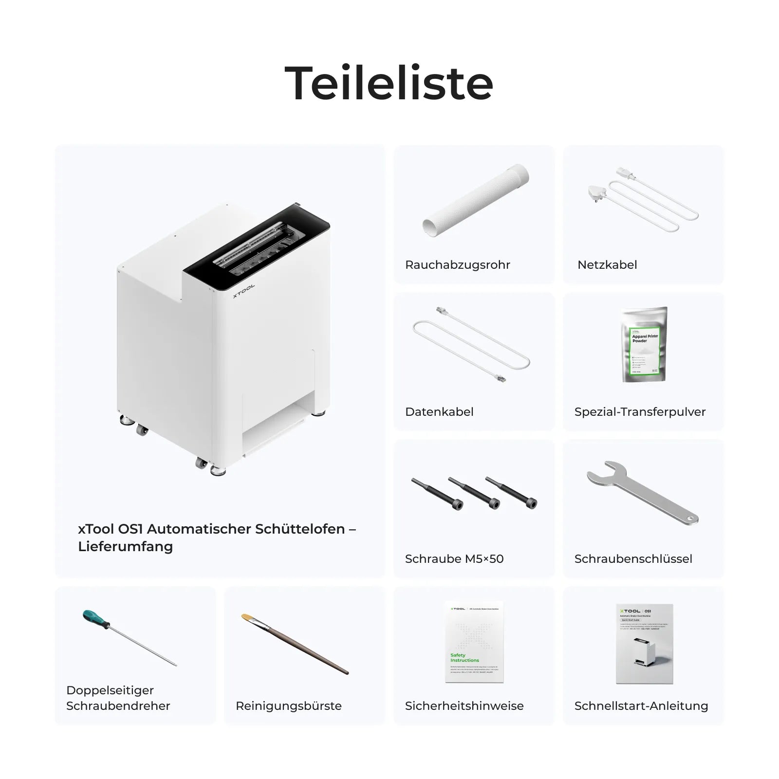 xTool OS1 Automatischer Shaker-Ofen