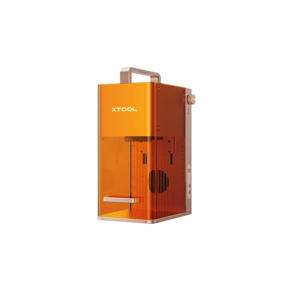 xTool F2 tragbarer Dual-Lasergravierer mit 15W Diodenlaser und 5W IR-Laser zur präzisen Gravur von Metall, Holz und Kunststoff für schnelle, detailreiche und vielseitige Anwendungen.