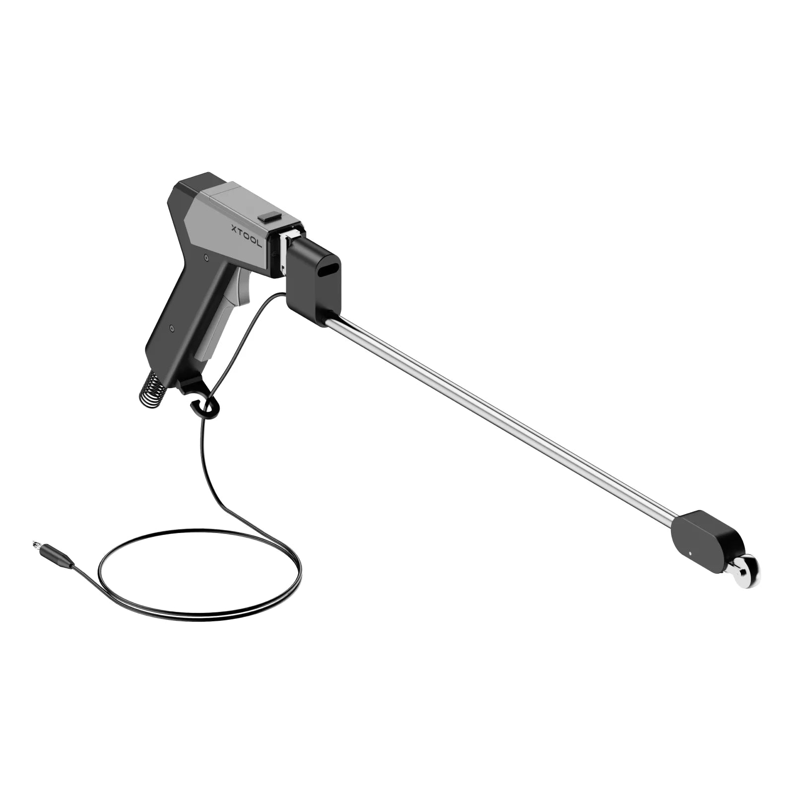 xTool MetalFab MaxClean 45 mm Laserreinigungszubehör entfernt Rost und Farbe schnell und sicher von Metalloberflächen.