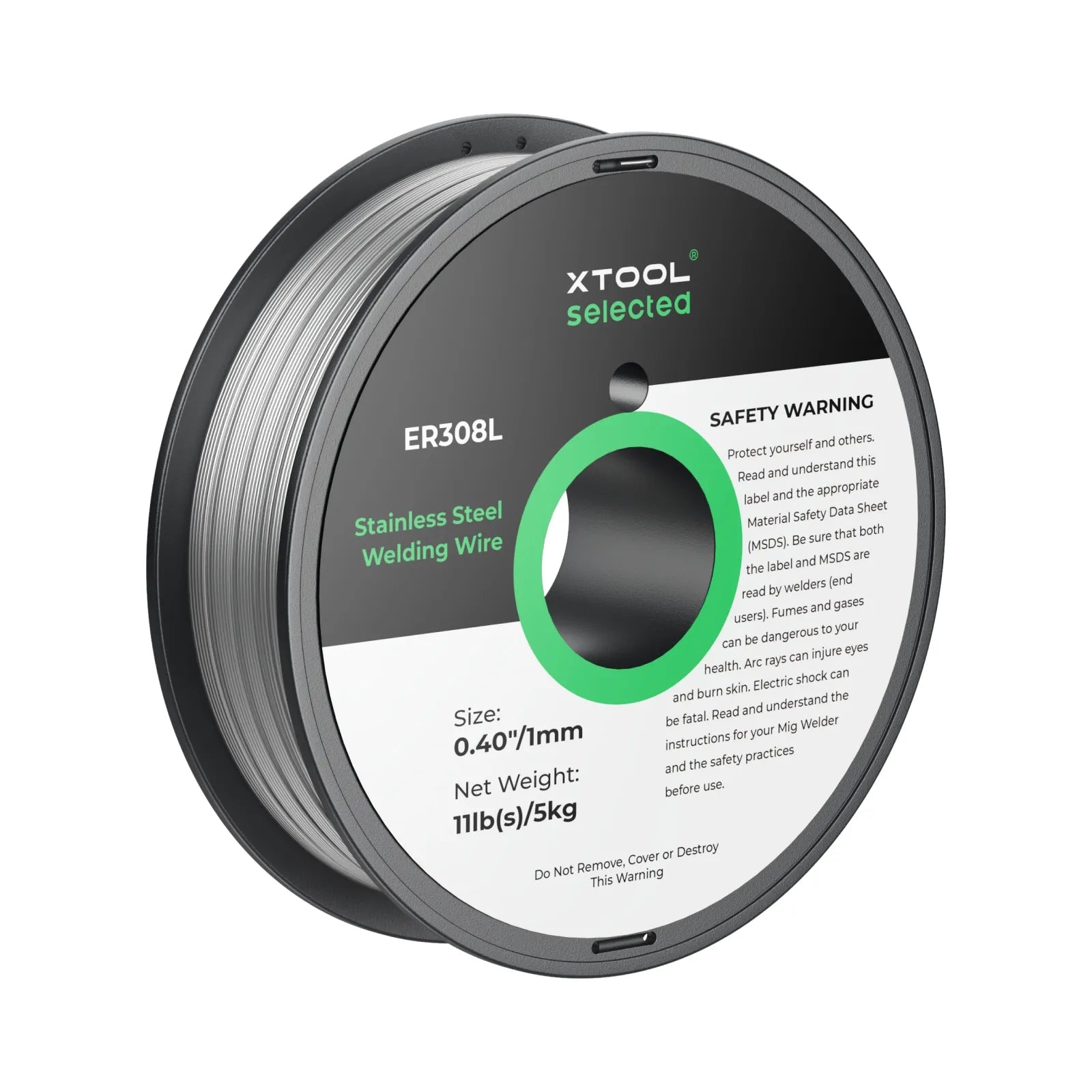 xTool 1,0 mm ER308L Edelstahl Schweißdraht 5 kg Spule