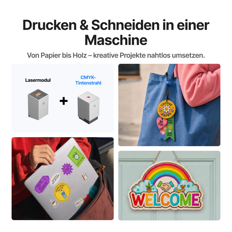 xTool M2 Kreativer Lasergravierer mit Farbdruck