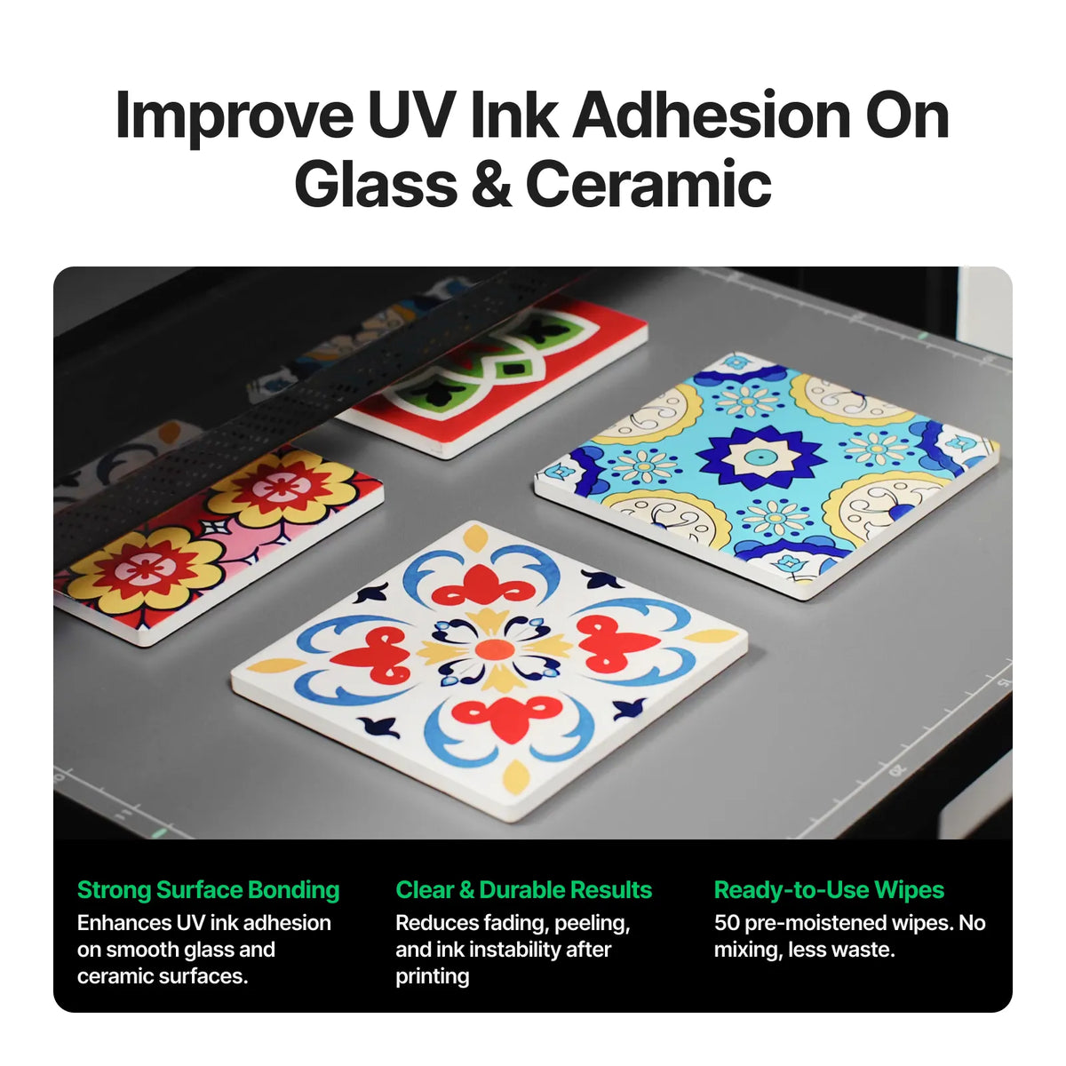 xTool Ausgewählte UV-Druck-Primer-Tücher für den O1 Omni Printer (50 Stück)