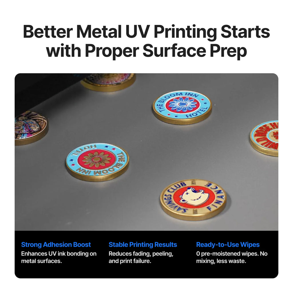 xTool Ausgewählte UV-Druck-Primer-Tücher für den O1 Omni Printer (50 Stück)