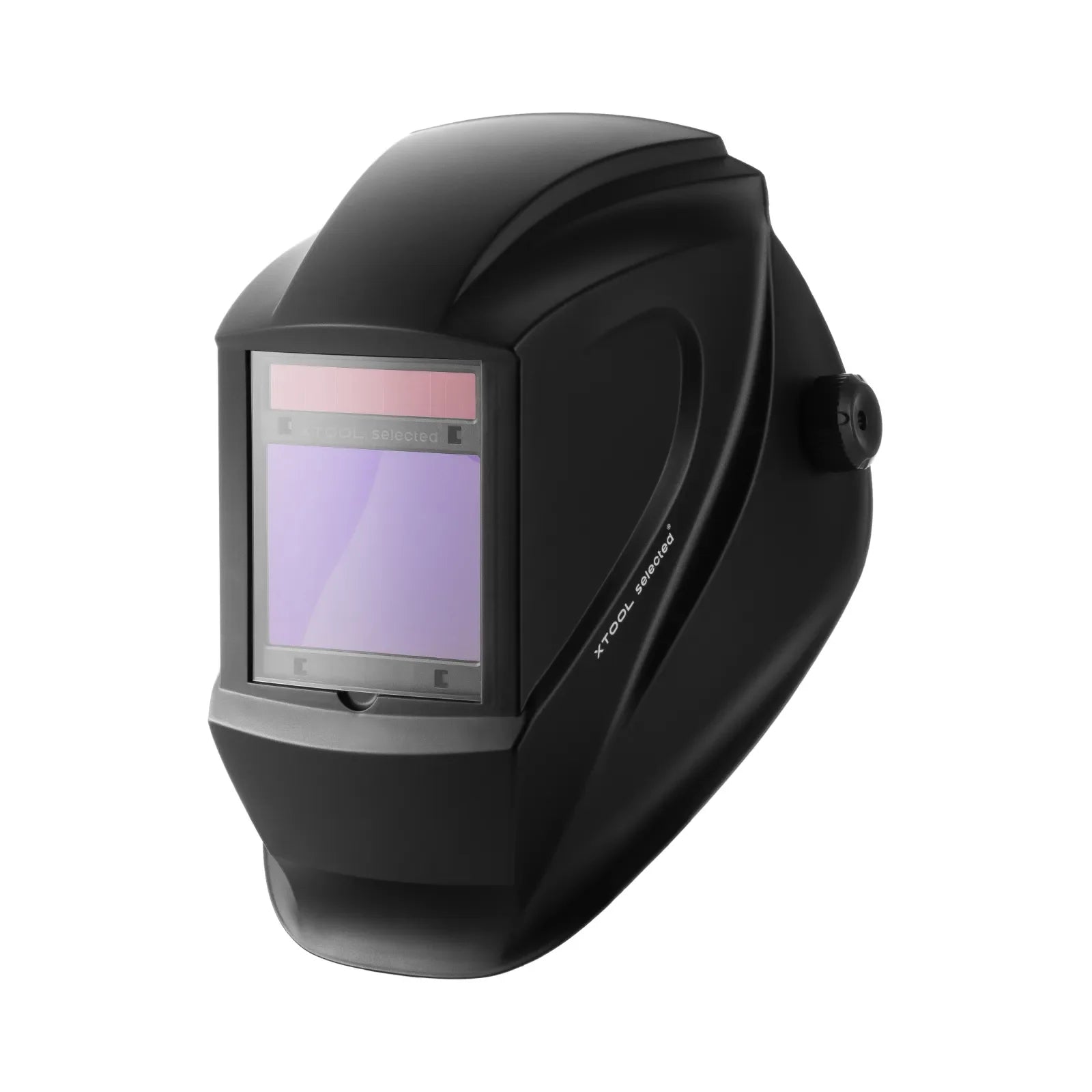 xTool 1080 nm Laserschweißhelm mit automatischer Abdunklung schützt die Augen beim Laserschweißen und bietet ein großes Sichtfeld.
